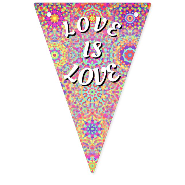 Love Is Love Pride Vimplar (Första flaggan)