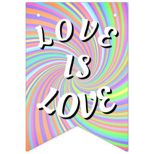 Love Is Love Pride Vimplar