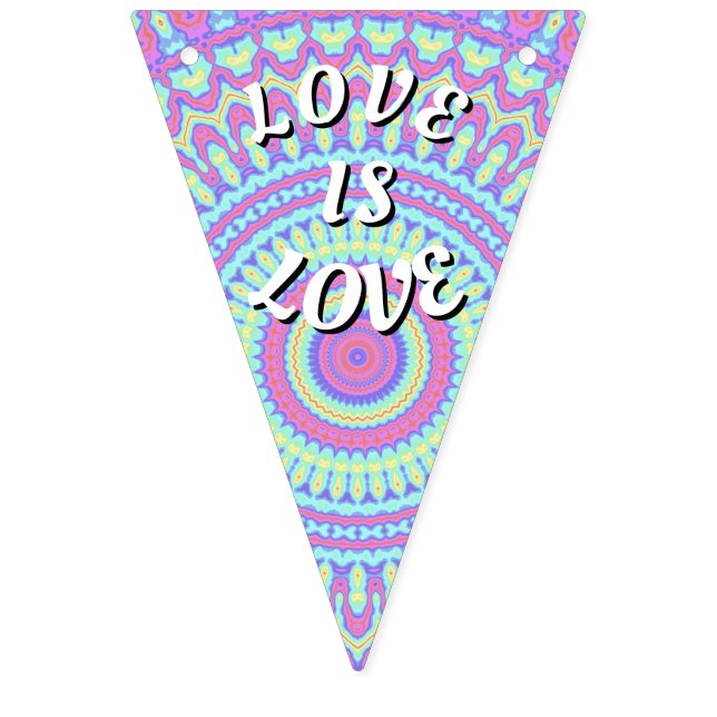 Love Is Love Pride Vimplar (Första flaggan)