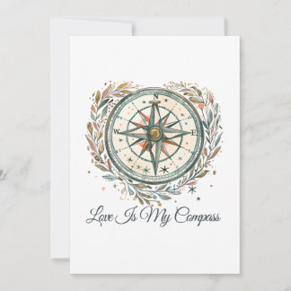 Love Is My Compass – LGBTQ Camping Pride Design Inbjudningar
