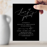 “Love Is Patient” Wedding Change the date announce Inbjudningar<br><div class="desc">Share your updated wedding plans with grace using this elegant wedding postponement announcement card. Featuring the heartfelt phrase “Love Is Patient” in flowing calligraphy paired with refined minimalist typography, this design offers a beautiful and thoughtful way to inform guests of your new celebration date. Perfect for couples who appreciate timeless,...</div>