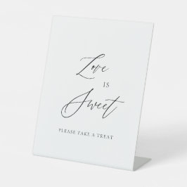 Love Is Sweet Wedding Sign | Dessert Table Top