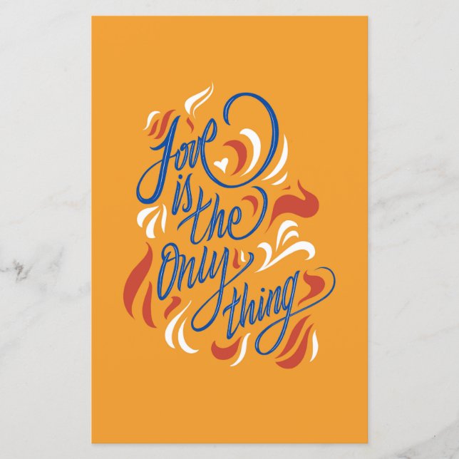 Love is the only thing (Framsida)