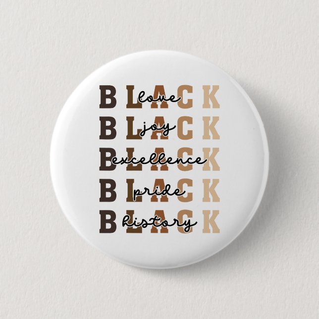 Love Joy Excellence Pride Black History African Am Knapp (Framsida)