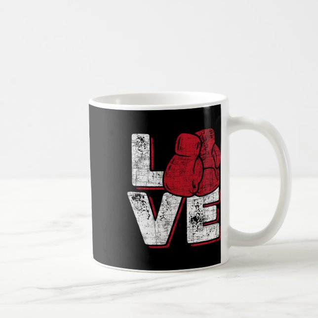 Love - Kickboxer Kickboxing Fitness Workout Martia Kaffemugg (Höger)