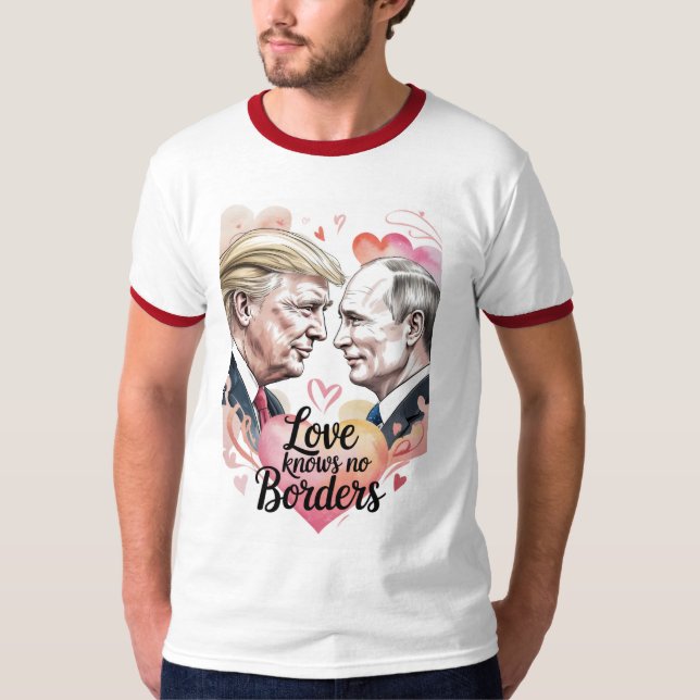 Love Knows No Border Valentine Tee (Framsida)