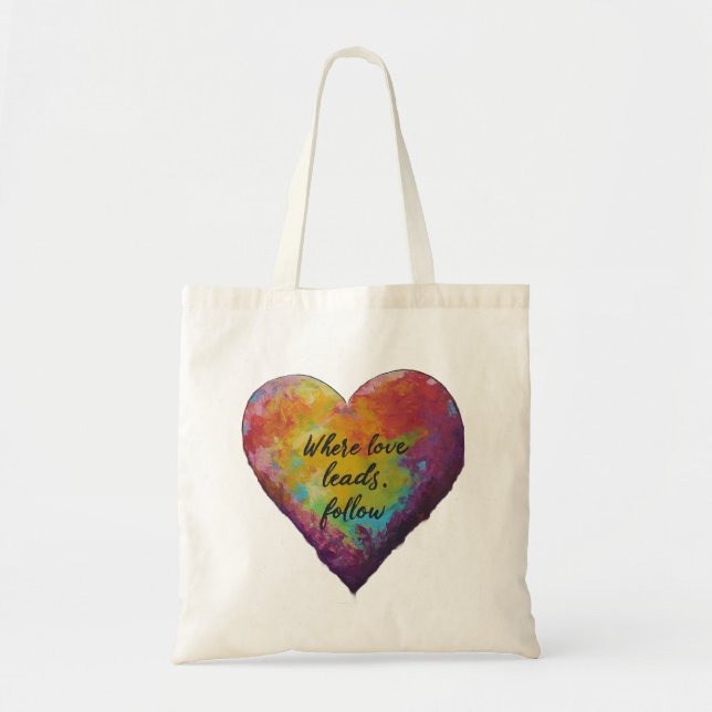 Love leads  tygkasse (Framsidan)