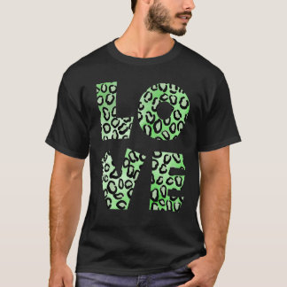 Love Leopard Cheetah Animal Print 3 T Shirt