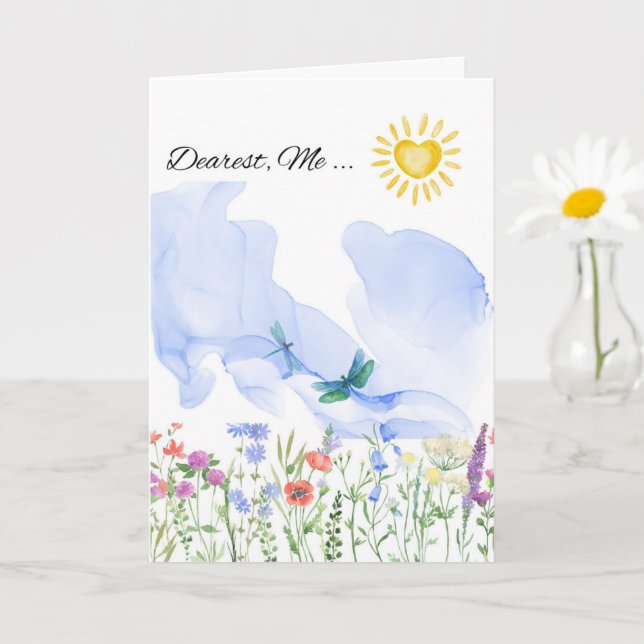 Love letter to me or someone who needs reassurance kort (Liten växt)