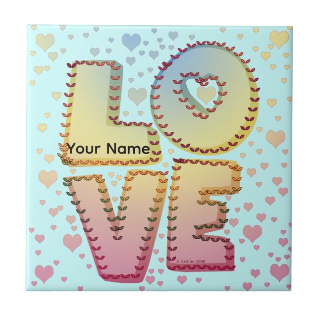 Love Letters  Kakelplatta (Framsidan)