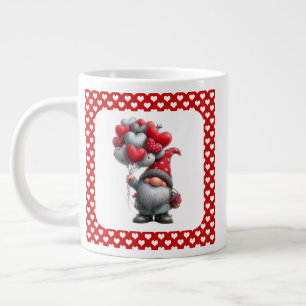 "Love Lifted High" Hjärtballongtomte Jumbo Mugg
