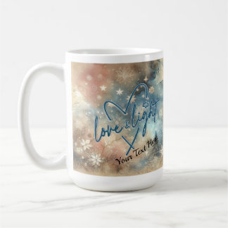Love & Light Hanukkah Coffee Mug Kaffemugg