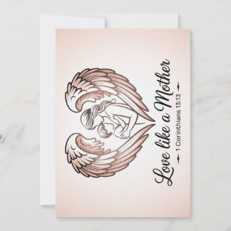 Love Like A Mother Mother's Day Christian Card Tack Kort