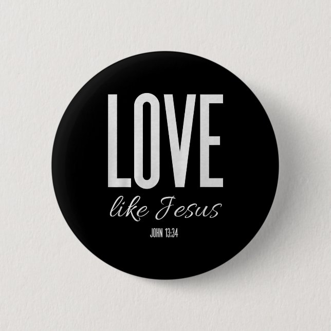 Love Like Jesus John 13_ Bible Verse Christian Scr Knapp (Framsida)