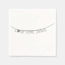 Love Like Jesus Pappersservett