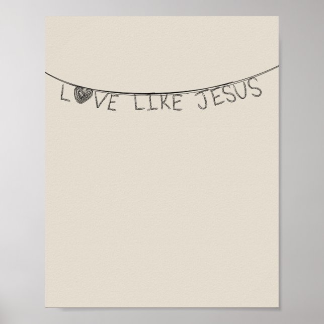 Love Like Jesus Poster (Framsidan)