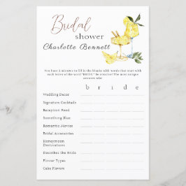 Love Limoncello Cocktail Bröllopsfest Lek