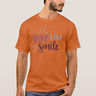 Love Live Smile present T Shirt