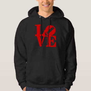 love_longboard_red sweatshirt