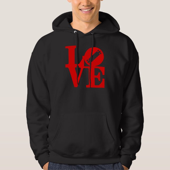 love_longboard_red sweatshirt (Framsida)