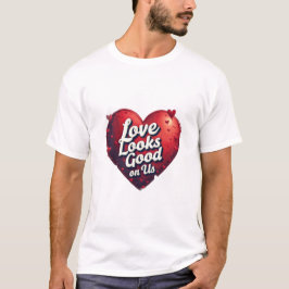 Love Looks Good on Us T Shirt