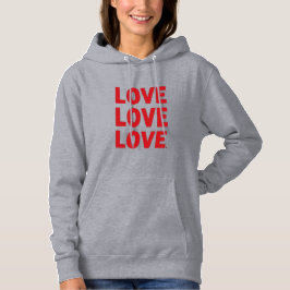 Love Love Love – Fettypsnittsdesign för Alla Hjärt T Shirt