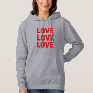 Love Love Love – Fettypsnittsdesign för Alla Hjärt T Shirt