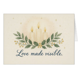 Love Made Visible — Christmas Card Hälsningskort