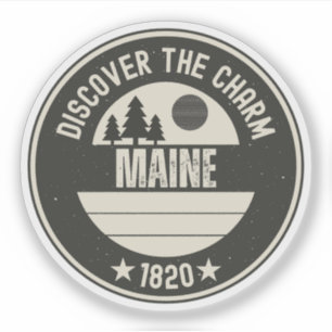 Love Maine-gåva - Söt ME-statssouvenir Klistermärken