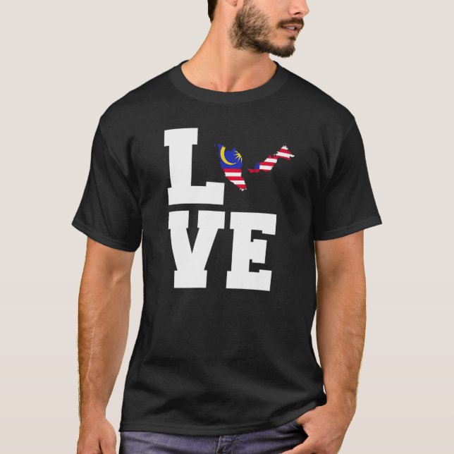 Love Malaysia   T Shirt (Framsida)