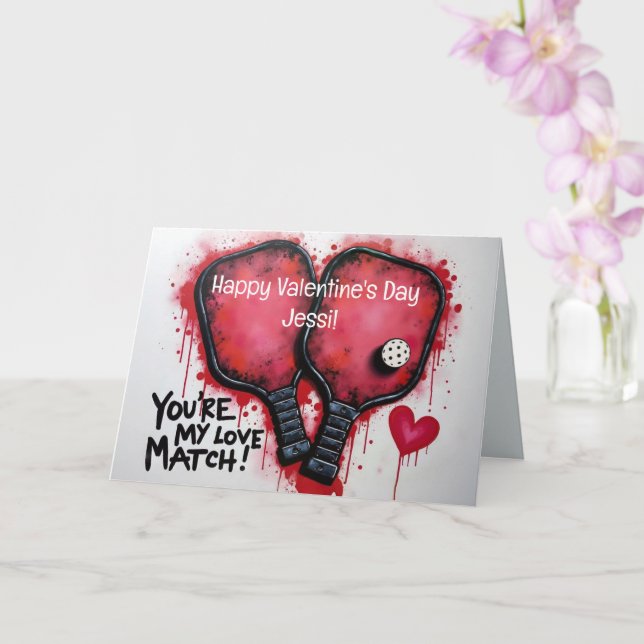 Love Match Rally💘 Valentine's  Kort (Orkide)