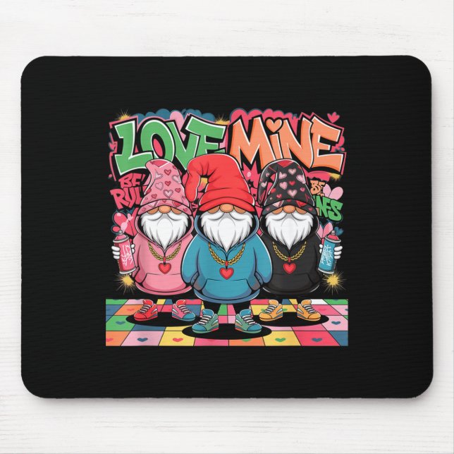 Love Mine Gnomes Urban Street Art Valentines Graff Musmatta (Framsidan)
