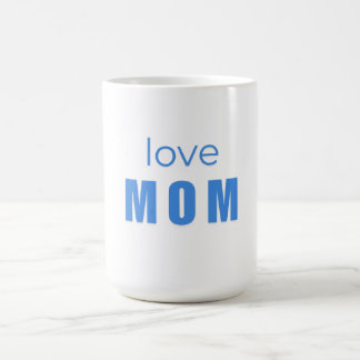 Love Mom Blue Newborn mug Kaffemugg