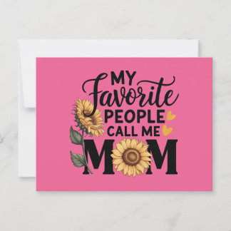 Love  Mom Vykort