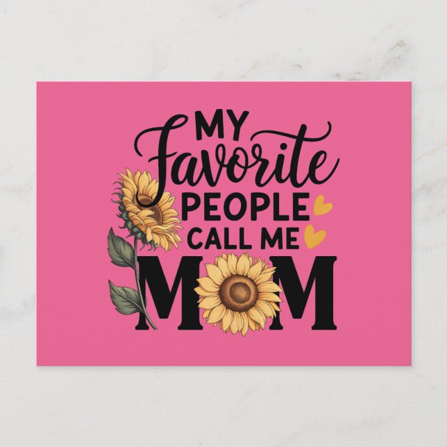 Love  Mom Vykort (Framsida)