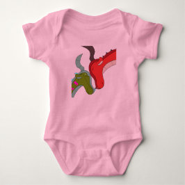 Love: Momma and Baby Dragon Bodysuit T Shirt