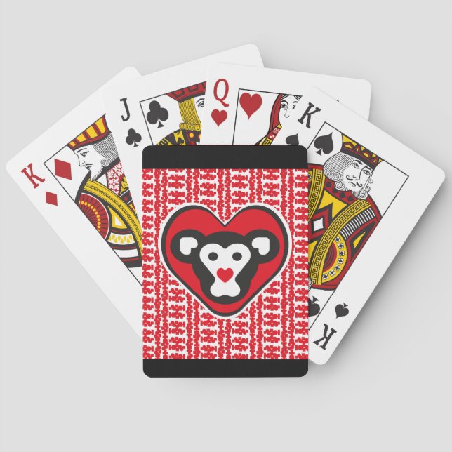LOVE MONKEY LOVE SPECIAL by Masanser Casinokort (Baksidan)