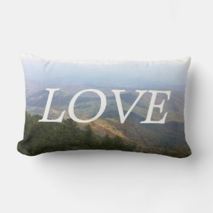lOVE mountain view inspirationskudde Lumbarkudde
