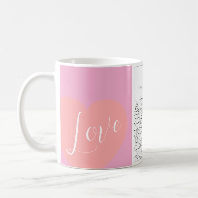Love mug kaffemugg (Vänster)
