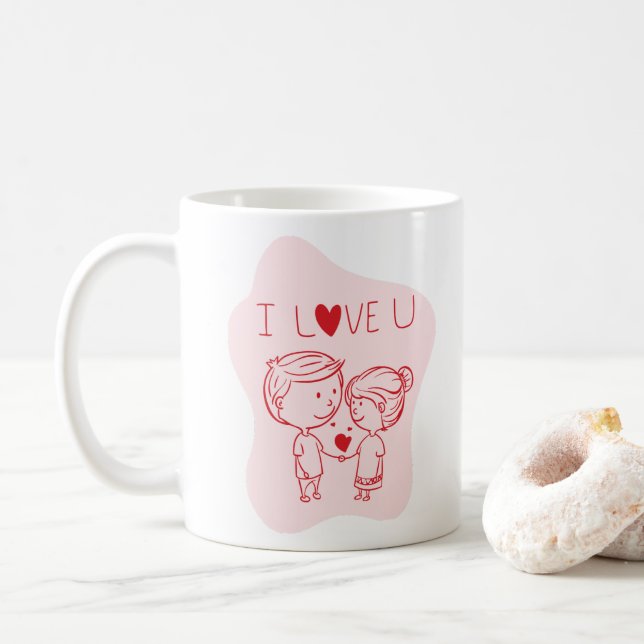 LOVE MUG KAFFEMUGG (Med munk)