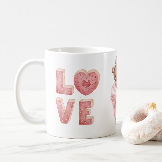 Love Mug, Valentine's Day Gift Coffee Mug  Kaffemugg (Med munk)