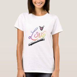 Love Multi-Couleurs T Shirt