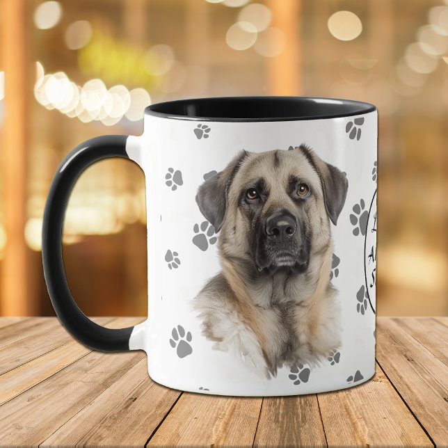 Love My Anatolian Shepherd Dog Pawprint Mugg (Skapare uppladdad)