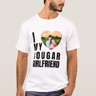 Love My Cougar Funny Older Girlfriend Dating Quote T Shirt