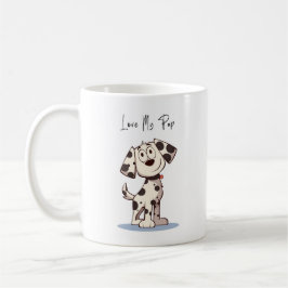 Love My Pup Mug – Cute Dog Illustration with Maroo Kaffemugg