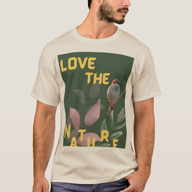 Love Nature T-shirt (Framsida)