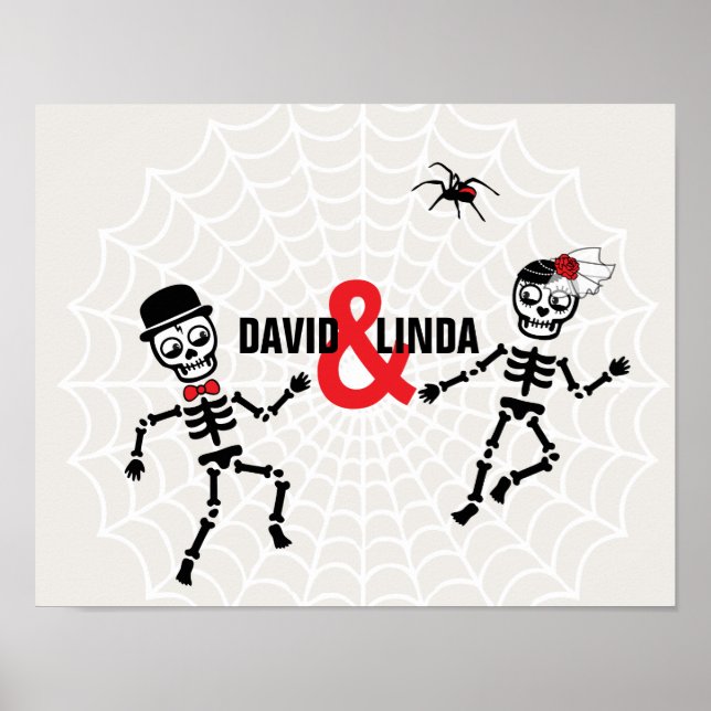 "Love Never Dies" Gästbok Poster (Framsidan)