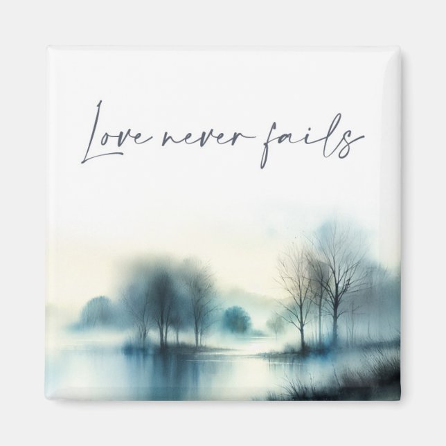 Love never fails magnet (Framsidan)