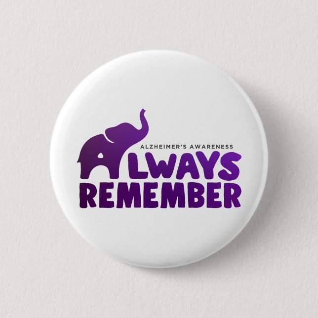 Love Never Forgets Heimerheimer Elefant  Knapp (Framsida)