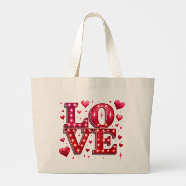 Love Nr. 4 Jumbo Tygkasse (Baksida)